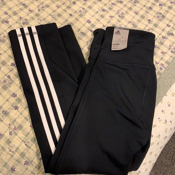 Adidas brand new 3/4 leggings - Picture 1 of 4